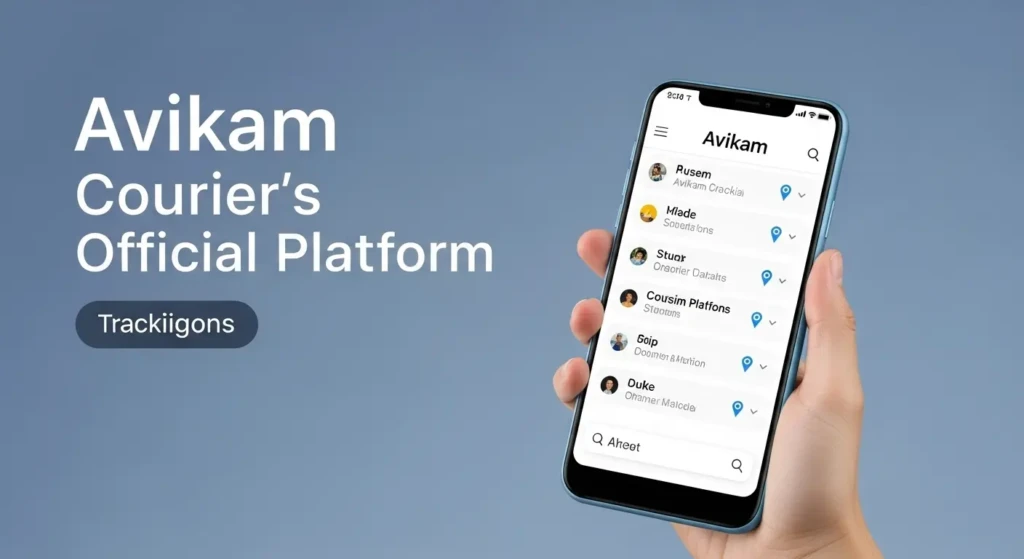 Tracking via Avikam's Official Platform