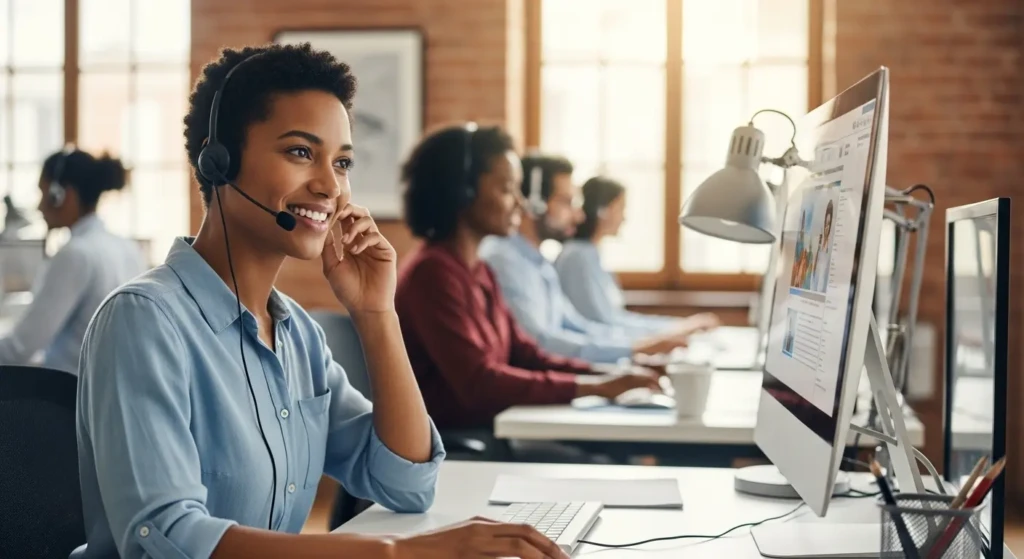 ST Courier customer support representative ready to assist with tracking inquiries