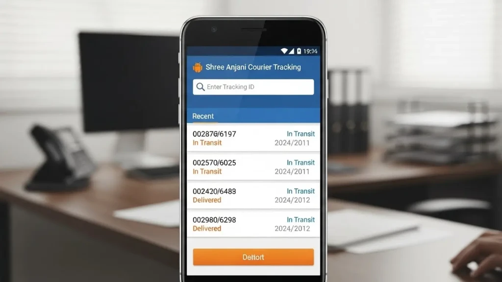 Shree Anjani Courier Tracking App