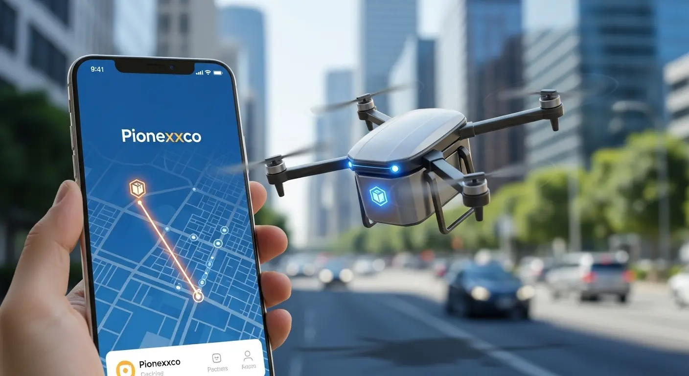Pionexxco Courier Tracking system for live shipment status and delivery updates.