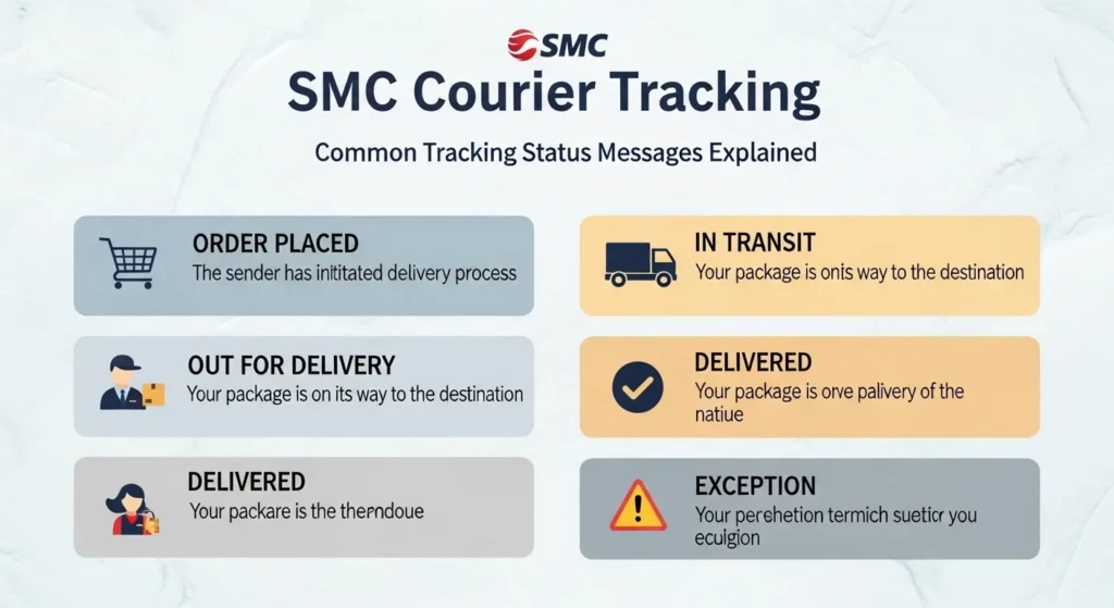 Common Tracking Status Messages Explained