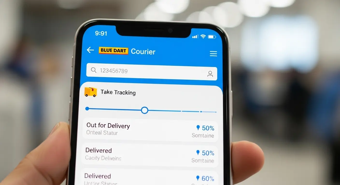Blue Dart Courier Tracking – Track shipment status, delivery progress, and AWB details
