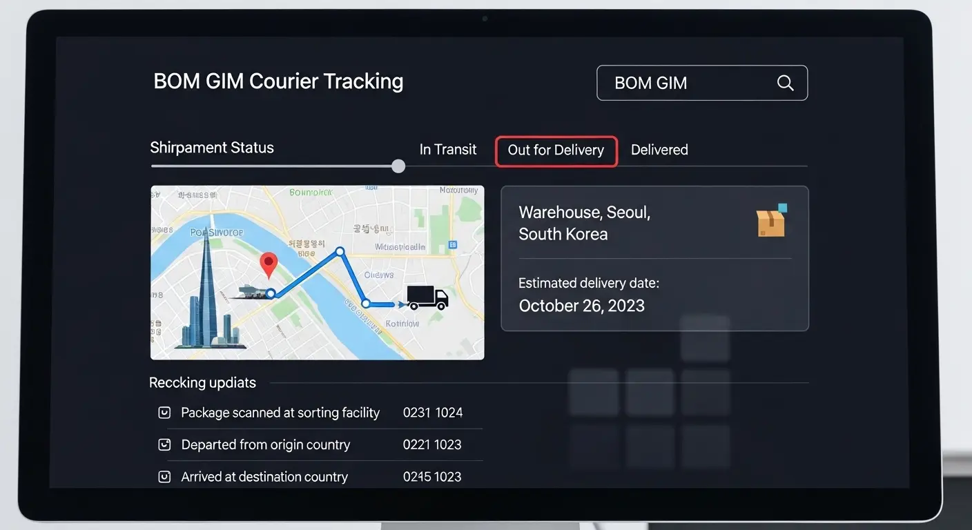 BOM GIM Courier Tracking | Check Live Shipment & Delivery Status