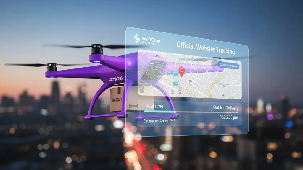 How to Track Purple Drone Courier Parcels