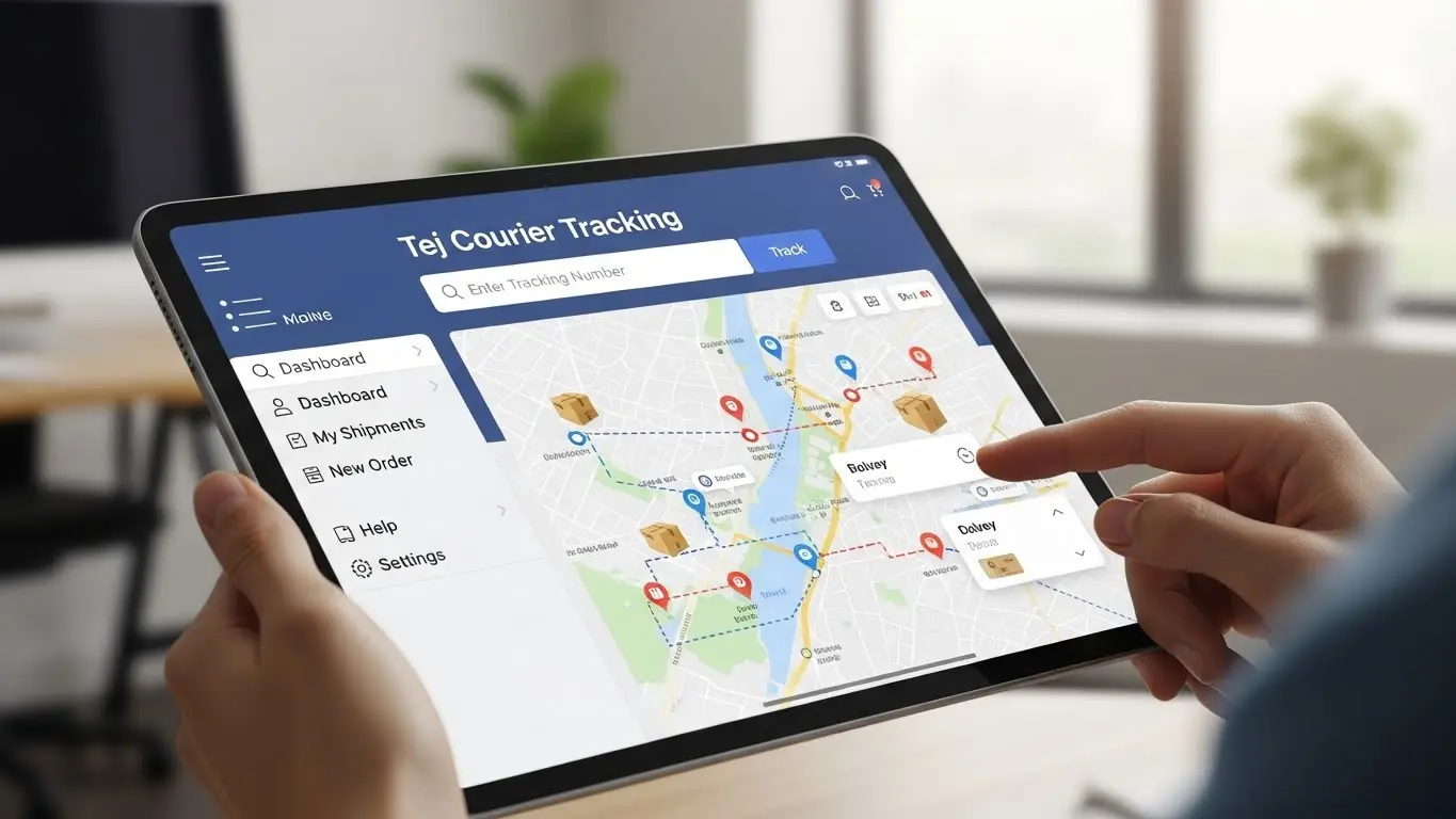 Tej Courier Tracking online parcel status check