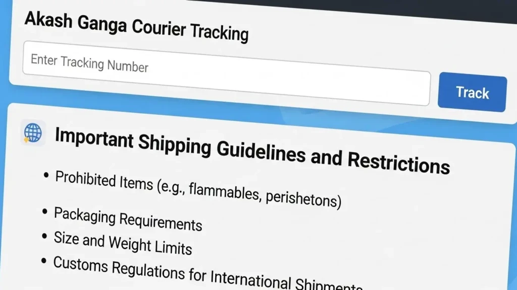 Important Shipping Guidelines and Restrictions