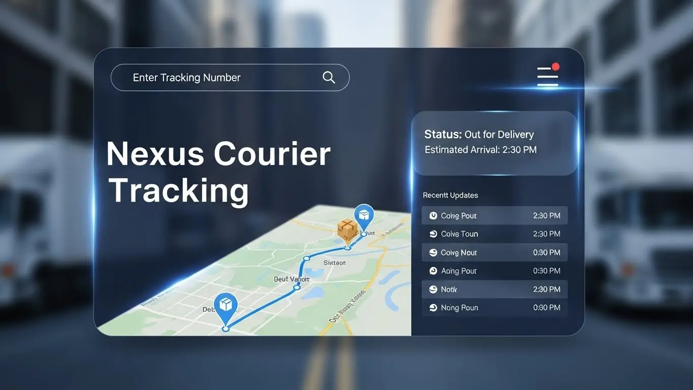 Track your Nexus courier shipment online using tracking number for live delivery status updates