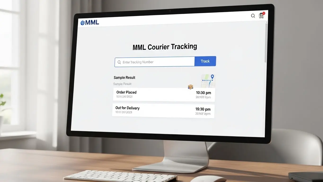 Track your MML courier shipment online using tracking number for live delivery status updates