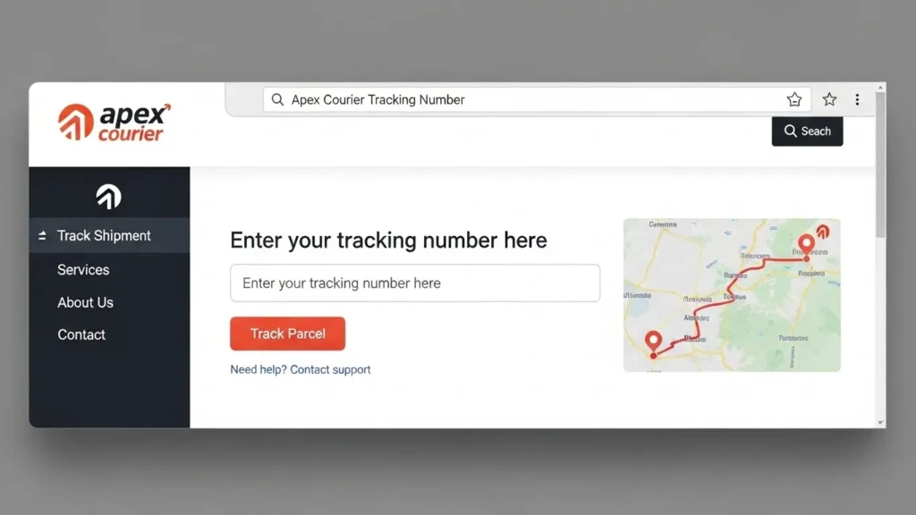 Apex Courier Tracking Number